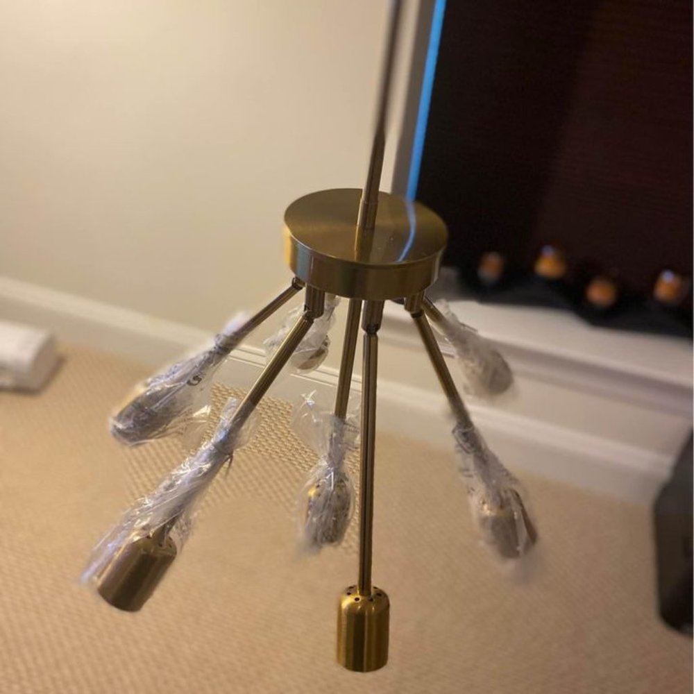 Home Ceiling Light - Gold - New